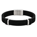 Premium Double-Strand Suede Bracelet – Classic Black | GRIINBOUND
