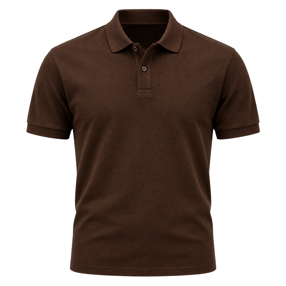 Premium Cotton Piqué Polo Shirt – Chocolate Brown | GRIINBOUND