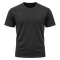 Premium Cotton Crew Neck T-Shirt – Dark Charcoal Grey | GRIINBOUND