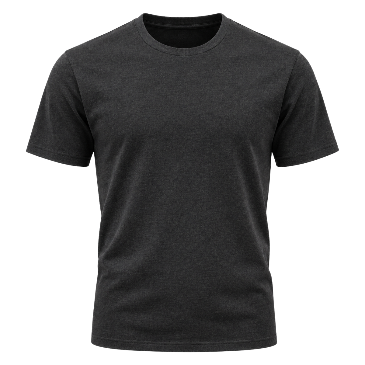 Premium Cotton Crew Neck T-Shirt – Dark Charcoal Grey | GRIINBOUND