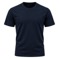 Premium Cotton Crew Neck T-Shirt – Navy Blue | GRIINBOUND