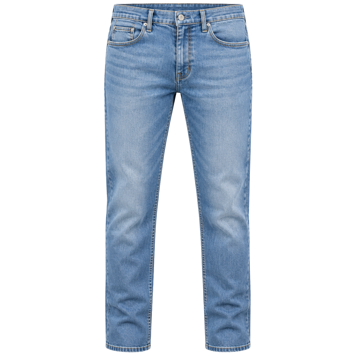 Premium Straight Fit Denim Jeans – Light Blue Wash | GRIINBOUND