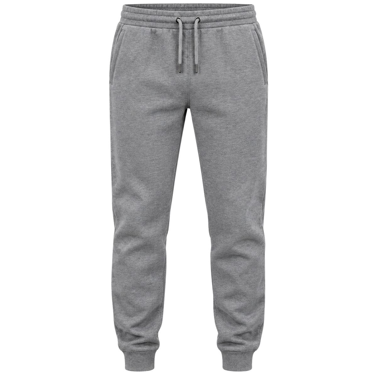 Premium Cotton Fleece Joggers – Heather Grey | GRIINBOUND