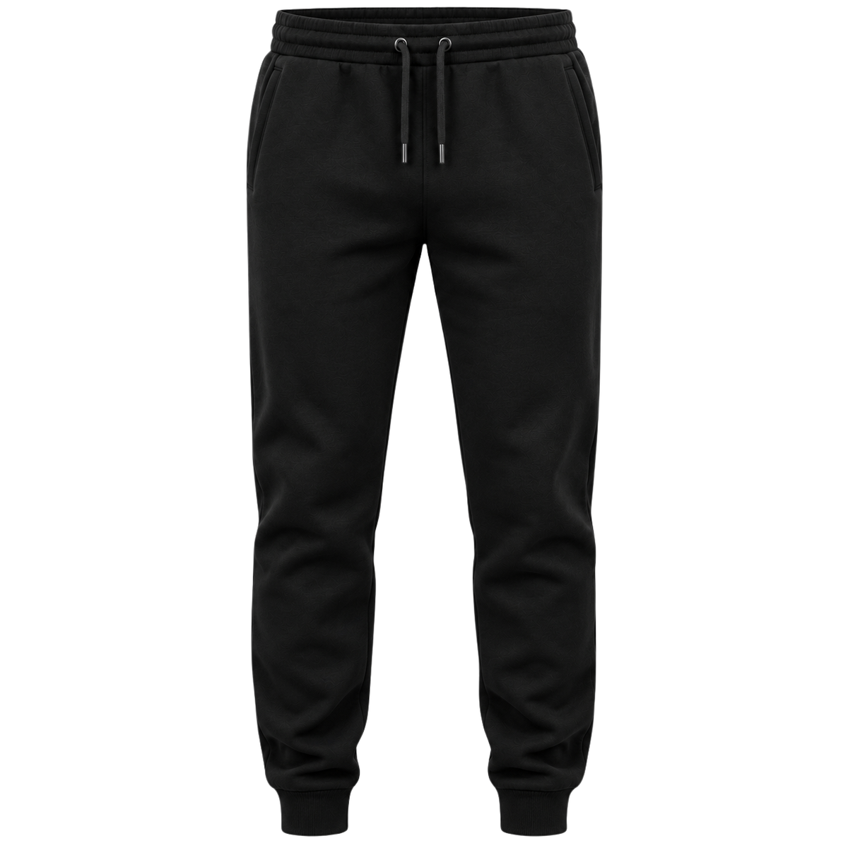 Premium Cotton Fleece Joggers – Classic Black | GRIINBOUND